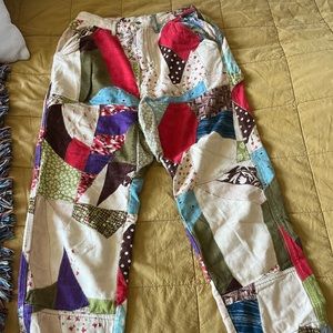 urban outfitters kimchi blue patchwork pants